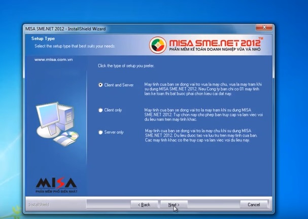 HƯỚNG DẪN CÀI MISA SME.NET 2012 CHẠY TRÊN SQL 2008 R2